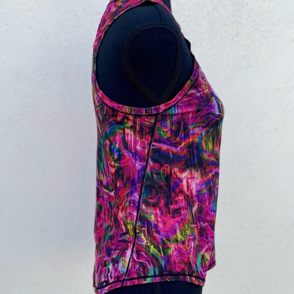 Lululemon High Neck Running and Training Hyper Flow Pink Tank Top S - Picture 3 of 11